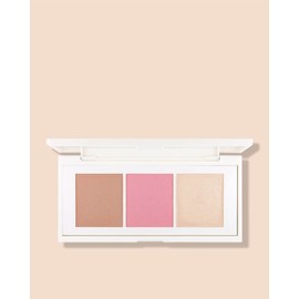 FLOWER BEAUTY CONTOUR PALETTE | Lift & Sculpt Contouring Palette | 3 Powder Makeup Shades to Sculpt, Blush & Highlight Face | Cruelty Free (Medium/Dark)