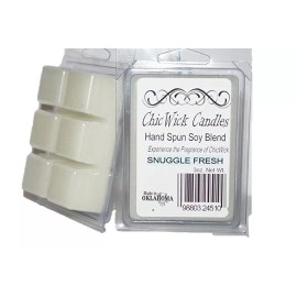 ChicWick 2Pack Snuggle Fresh Wax Melts 6oz Wax Cubes Wax Tarts