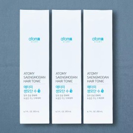 Atomy 애터미 생모단수 애터미액 200ml 3개 헤어토닉 두피케어 Atomy Scalp Tonic 200ml 3PCS Hair Tonic Scalp Care [Atomy Snail Mucin 200ml x 3]