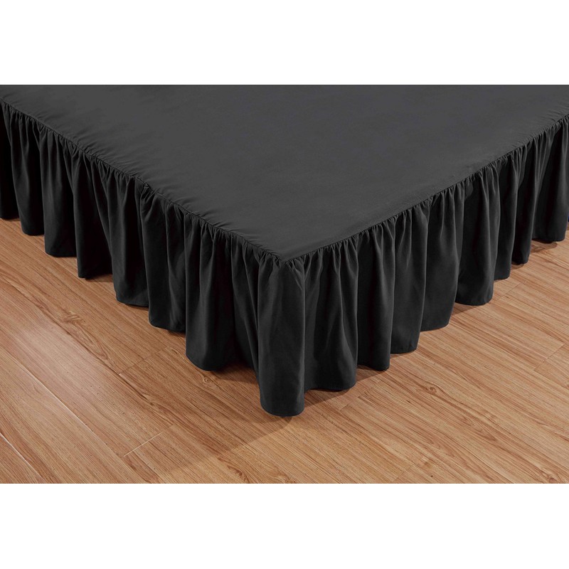 FUNSTERSIN Sheets & Beyond Wrap Around Solid Microfiber Luxury Hotel