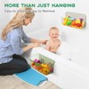 Bath Toy Storage Holder for Bathtub 1pcs, Large Capacity Clear