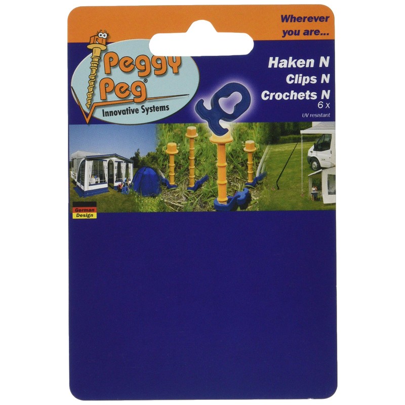 Peggy Peg PP07 Hooks N Set of 6