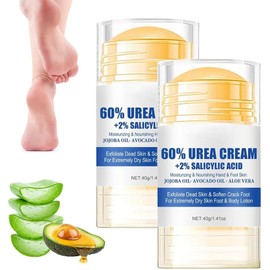 2025 Nuevo Crema Hidratante para Pies, Repara e Hidrata los Pies Secos y Agrietados, Exfoliating Moisturizing Foot Ointment, 40 ml (2)