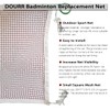 DOURR Badminton Tournament Net with Rope Cable (20 FT x