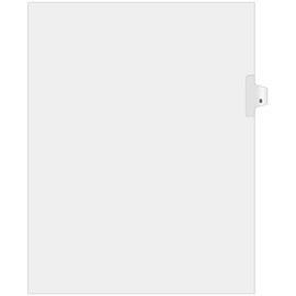 Exhibitindexes® Side Number Tabs - AVE Style Bold Font - Pack of 25