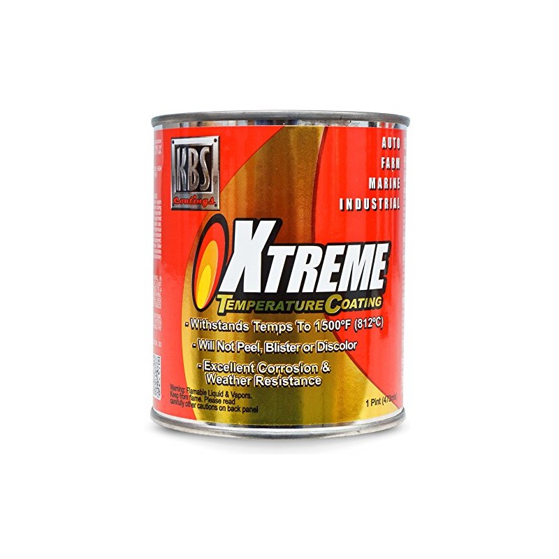 KBS Coatings 65308 Off-White Xtreme Temperature Coating - 1 Pint