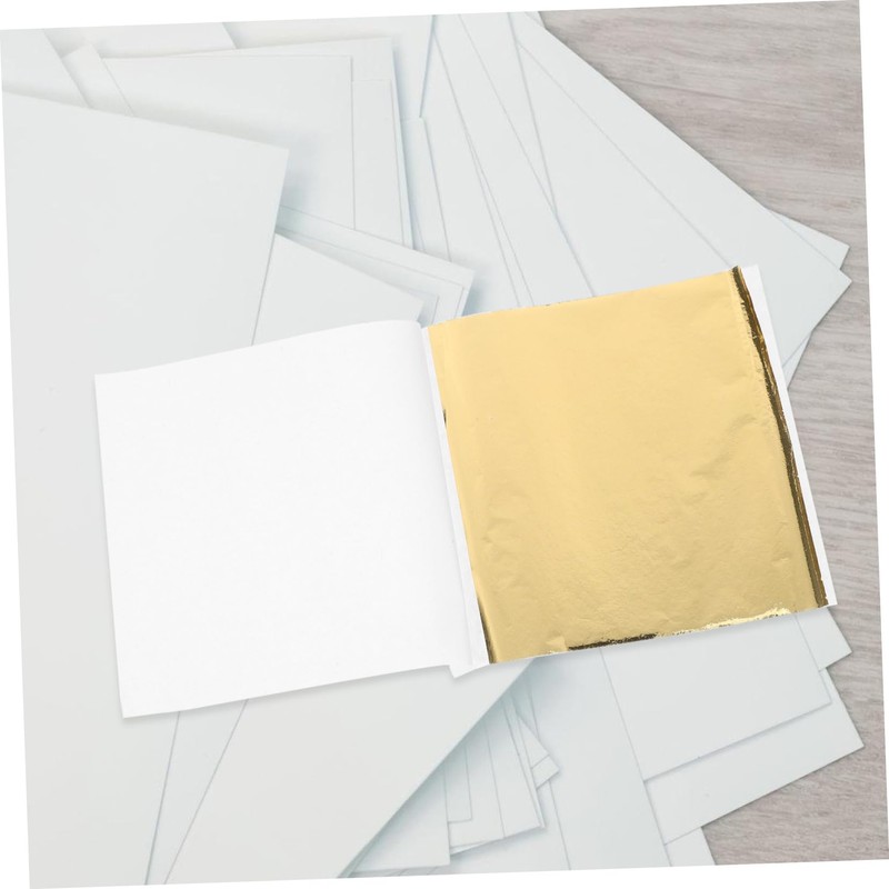 Operitacx Luxury Leaf Flakes 100pcs Imitation Foil Sheets Art Craft