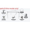 E-Z UP 10x10 AMBASSADOR instant pop-up canopy top peak replacement