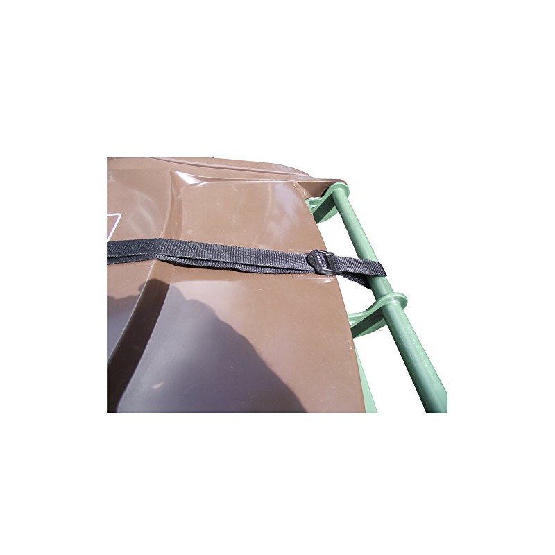 Bin Loc Wheelie Bin Top Straps - Fabric, Adjustable, 2