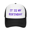 ZBDSKLEX Happy Birthday Trucker Hat for Men Women, Adjustable Mesh