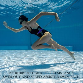 Water Gear Training Leash Heavy (Blue Medium Resist.)