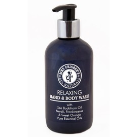 Relaxing Hand and Body Wash with Neroli, Frankincense and Sweet Orange Pure Essential Oils/Natural/Sulphate Free/Vegan/Cruelty Free (250ml)