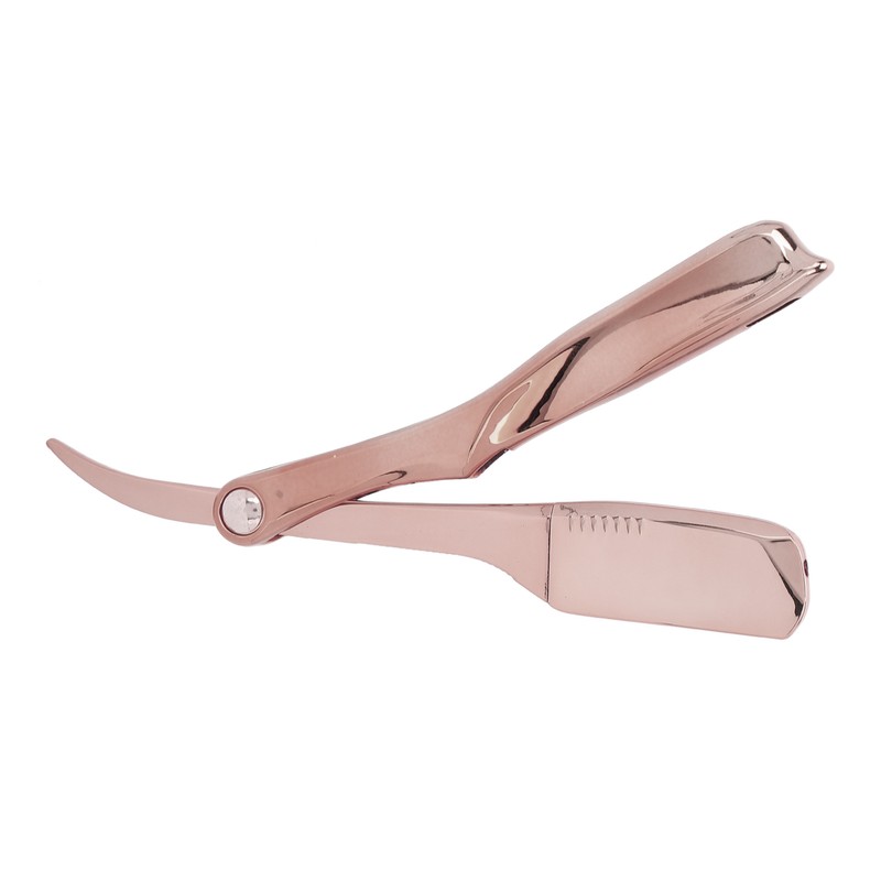 Professional Foldable Straight Edge Razor Barber Men's Shaving Razor Plating