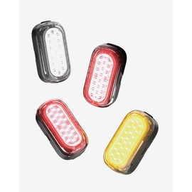 Lumos Firefly Mini Smart Bike Light System,Sync Turn Signal & Brake Lights, Rechargeable LED Front & Rear Lights with Custom Brightness, Flash Patterns, Bicycle Accessories for Night Riding