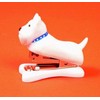 White Dog Small Stapler Westie Detailed Glossy