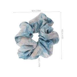 BIUDECO 3pcs Tie Dye Elastic Hair Bands for Women and Soft Stretchy Scrunchies with Fit Comfortable Ponytail Holders for Thick Hair Styling and Everyday Use