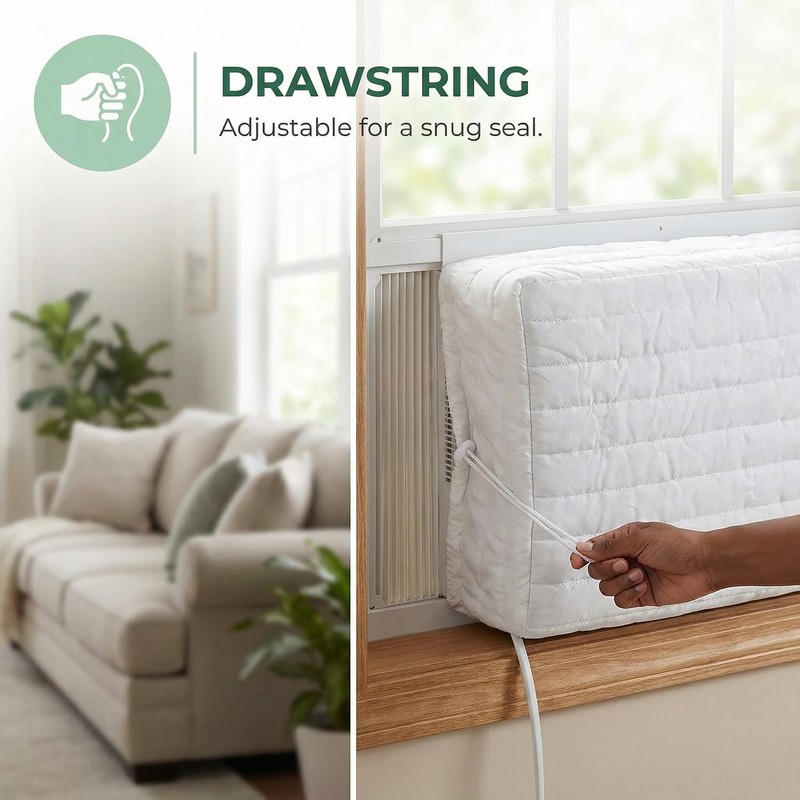 Little World Indoor Air Conditioner Cover - Window AC Covers