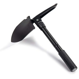 Folding Shovel, Multi-function Folding Spade, Camping Military Survival Shovel Portable Tool for Camping, Hiking, Backpacking,Outdoor, Gardening, Trenching