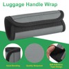 uxcell 3 Pcs Luggage Handle Wrap for Suitcase, Neoprene Handbag