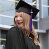 Endea Graduation Single Color Tassel with Silver Date Drop (Purple,
