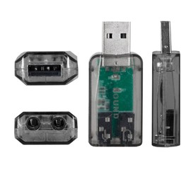 SC ACCESORIOS Tarjeta De Sonido USB Audio 5.1 Canales Pc Laptop Digital 3D USB 2.0 Jack 3.5mm Micrófonos Audífonos Laptop Pc Computadora (Gris)