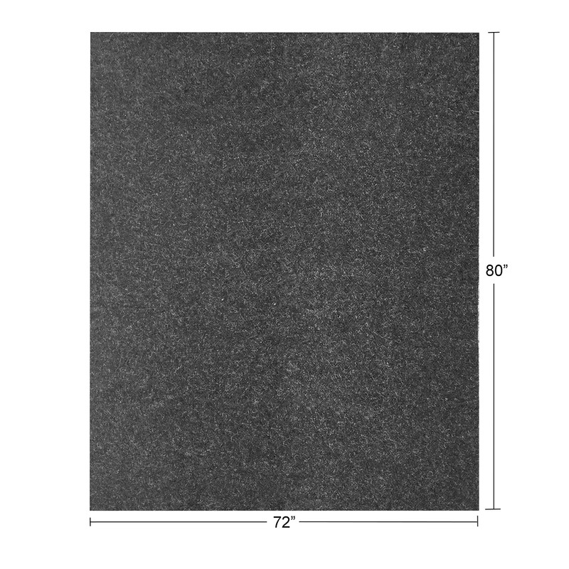 Uboxes 3 Pack Grey Textile Moving Blankets 54 x 72