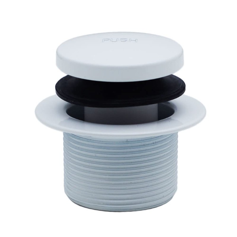 Westbrass D93-2-50 1-1/2" Tip-Toe Bathtub Drain Plug Trim Set with