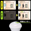 Iris Ohyama LED Bulb with Motion Sensor E26 Socket