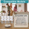 Haofun Pack of 12 Accessories Compatible with Roborock Qrevo Curv/Qrevo