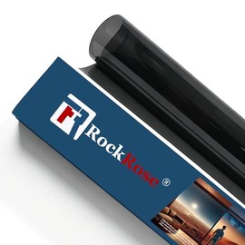 RockRose 5% Premium Carbon Car Window Tint Film - UV & Heat Blocking