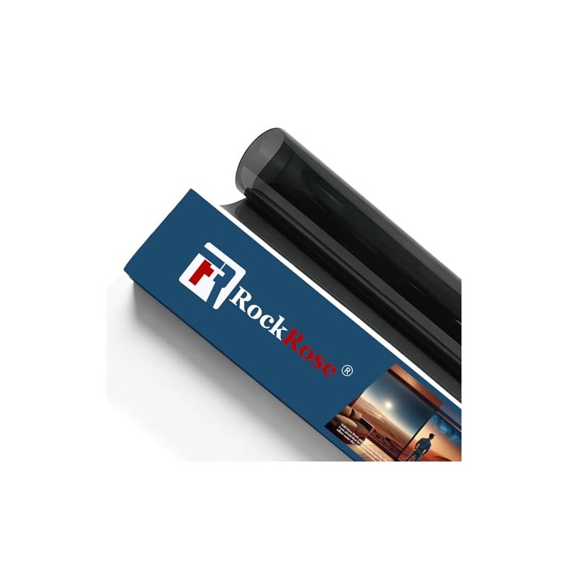 RockRose 5% Premium Carbon Car Window Tint Film - UV