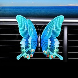 Butterfly Car Air Vent Clip, Vehicle Air Condition Outlet Vent Clip Car Air Fresheners Butterfly Decoration, Air Conditioning Outlet Clip Car Aromatherapy Diffuser Vent Clips Interior Accessories