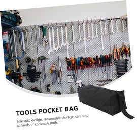 TEHAUX 3pcs Tool Bag Zipper Pouch Portable Storage for Tools Sundries for Electricians Carpenters and Handymen Colors