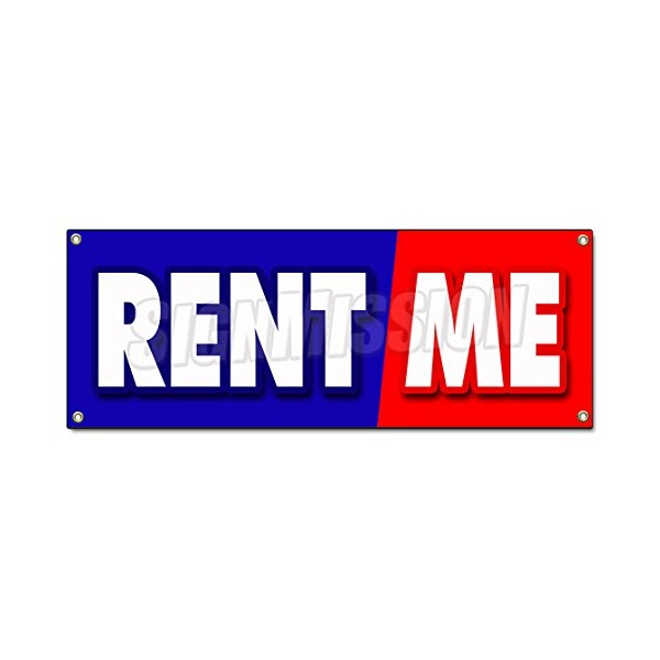 Rent Me Banner Sign Tools Trucks Cars Building Furniture Party Goods