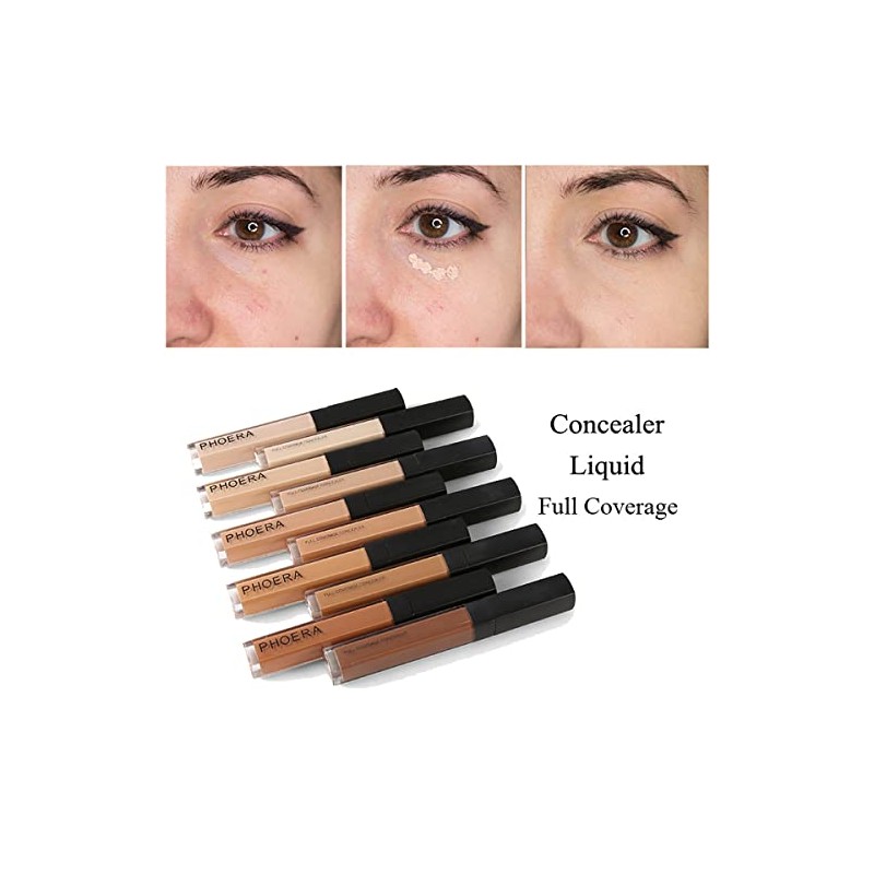 Bases Maquillaje Corrector Líquido Base Líquida Natural Cobertura Total Que