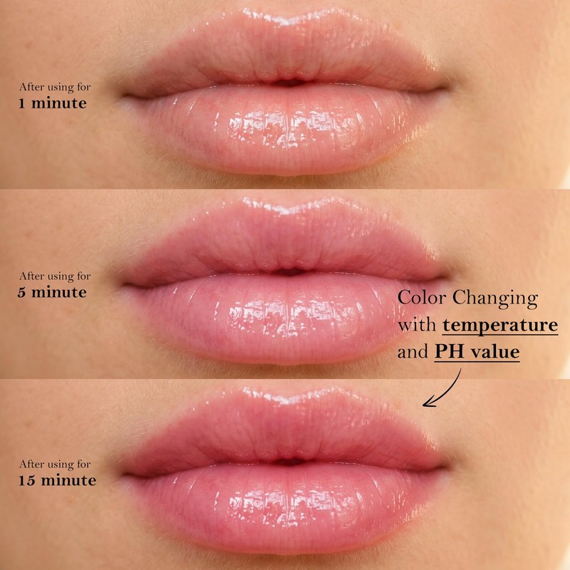 FREEORR Color Changing Lipstick, PH Adjusting Lipstick, Crystal Transferproof Long
