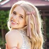 CustomyLife 2Pcs Pink Lace Hair Bows Cute Coquette Bow Clips