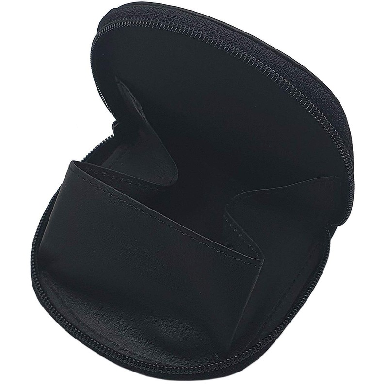 Cowhide Nappa Leather Coin Purse/Wallet/Wallet/Wallet/Purse MJ-Design-Germany in Black, black