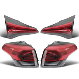 Aspaton Outer Inner Tail Lights Set of 4PCS Compatible with 2016 2017 2018 Left & Right Taillights Tail Lamps 8156142211 815500R061 815900R030 815800R030