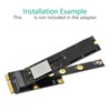 M.2 NGFF NVME SSD Adapter, Mini PCIE to M.2 M