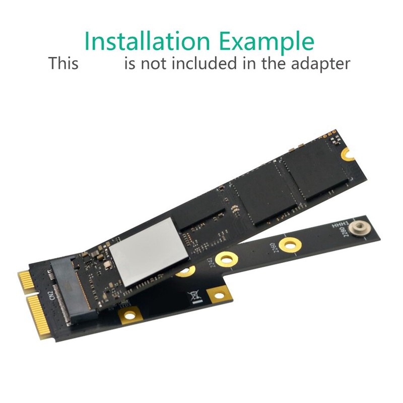 M.2 NGFF NVME SSD Adapter, Mini PCIE to M.2 M