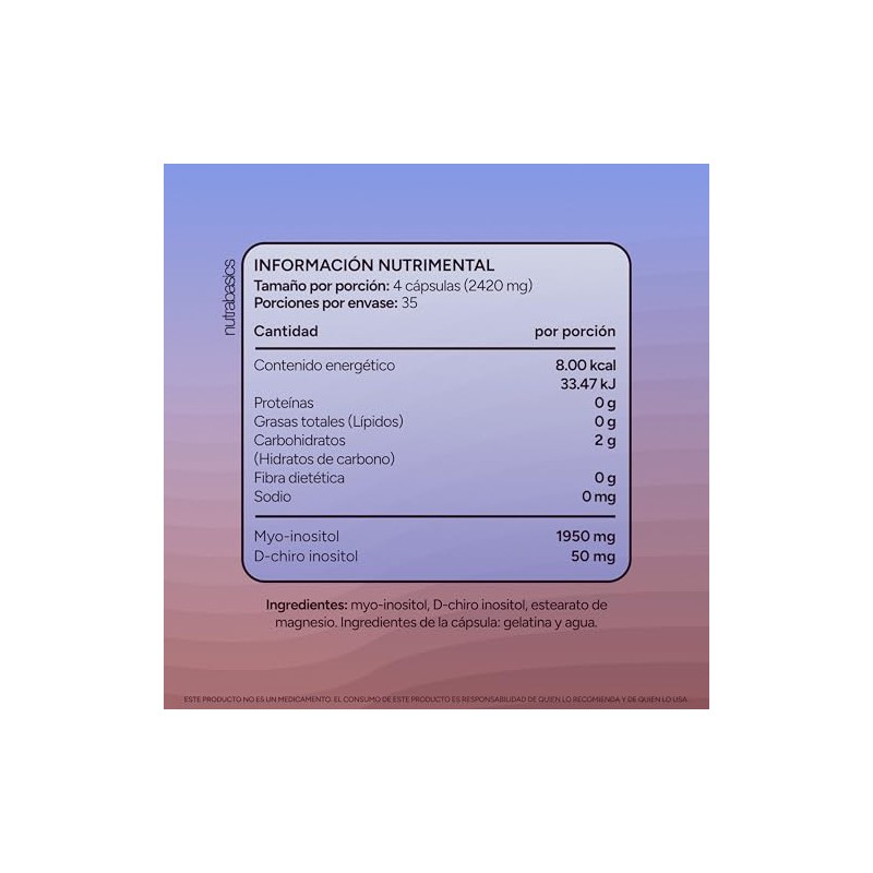 Myo Inositol y D-Chiro Inositol 40:1 | 2000 MG |