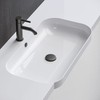 HEATGENE Bathroom Sink Drain Matte Black, Pop Up Drain Stopper