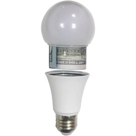 White Bulb Transfer For Hiding Money, Hide in Plain Sight Key Money Jewelry Storage Cash Holder Safes Light Bulb-Hidden Compartment,Safety and Security, Safes and Safe Accessories
