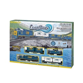 Bachmann Trains - Coastliner Ready To Run Electric Train Set - HO Scale
