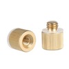 CAMVATE 1/4"-20 Female Threaded Adapter to 3/8"-16 Male Threaded Post