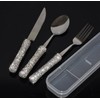 Bestbling Bling Rhinestone Crystal Dazzling Culinary Utensils Travel Set for