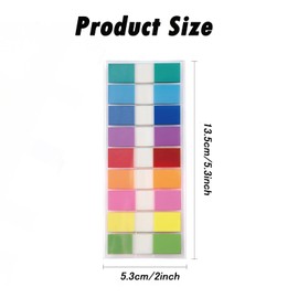 900 Pcs Page Markers Tabs, Transparent Sticky Notes Book Tabs, Writable Category Index Tabs, Colored Page Markers Labels for Reading Notes, Notebook, Books, Classify Files
