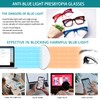 CLASAGA Retro Oversized Reading Glasses for Women, Blue Light Blocking