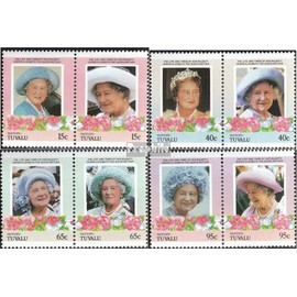 tuvalu-Vaitupu 61-68 Couples (complete.issue.) unmounted mint/never hinged ** MNH 1985 queen mother Elizabeth (Stamps for collectors) British royal family (Diana, Charles, Elisabeth ..)